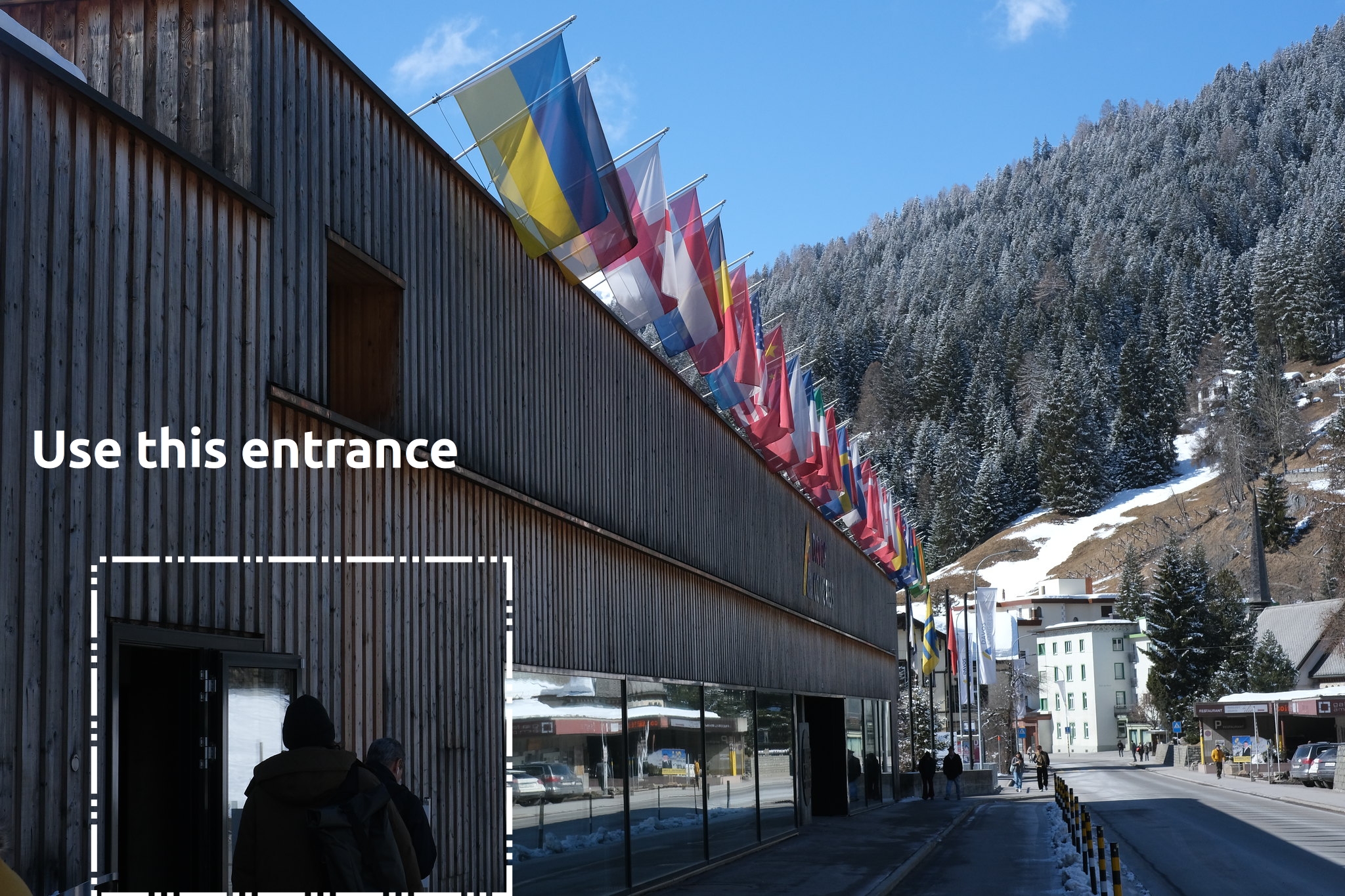 Entrance to MountainCamp - Davos Kongress Center