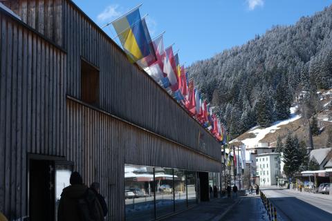 Entrance to Davos Kongress Center
